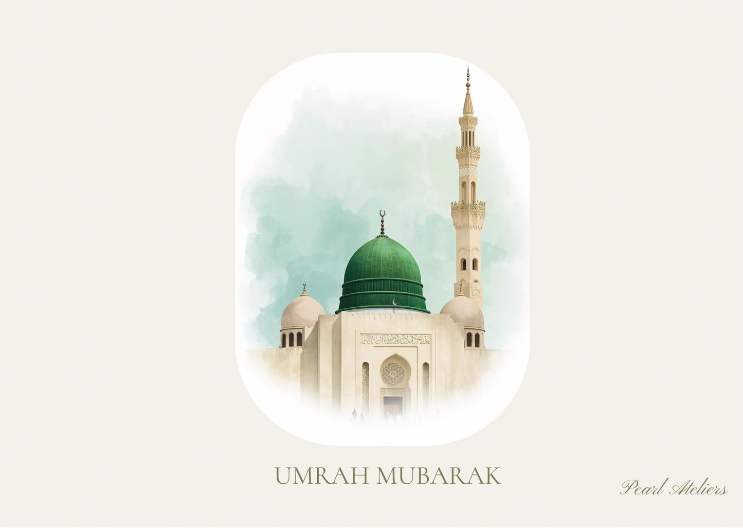 Umrah Mubarak Grußkarte