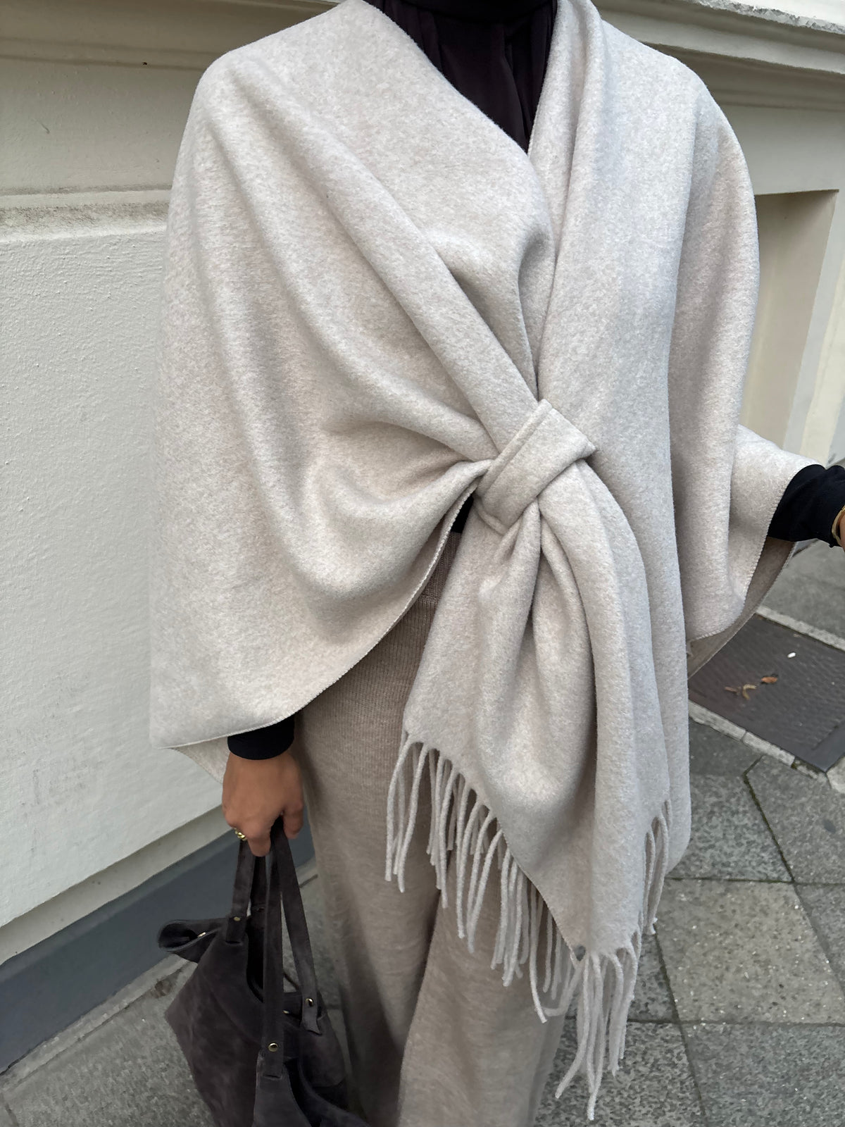 Poncho - beige