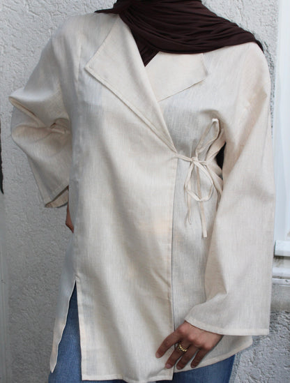 Wickelbluse Vanilla