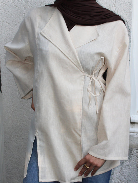 Wickelbluse Vanilla