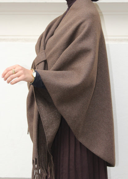 Poncho - braun
