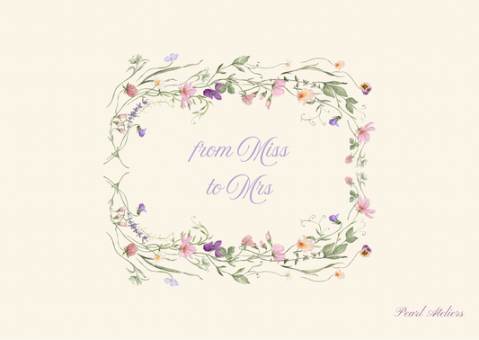 From Miss to Mrs Grußkarte