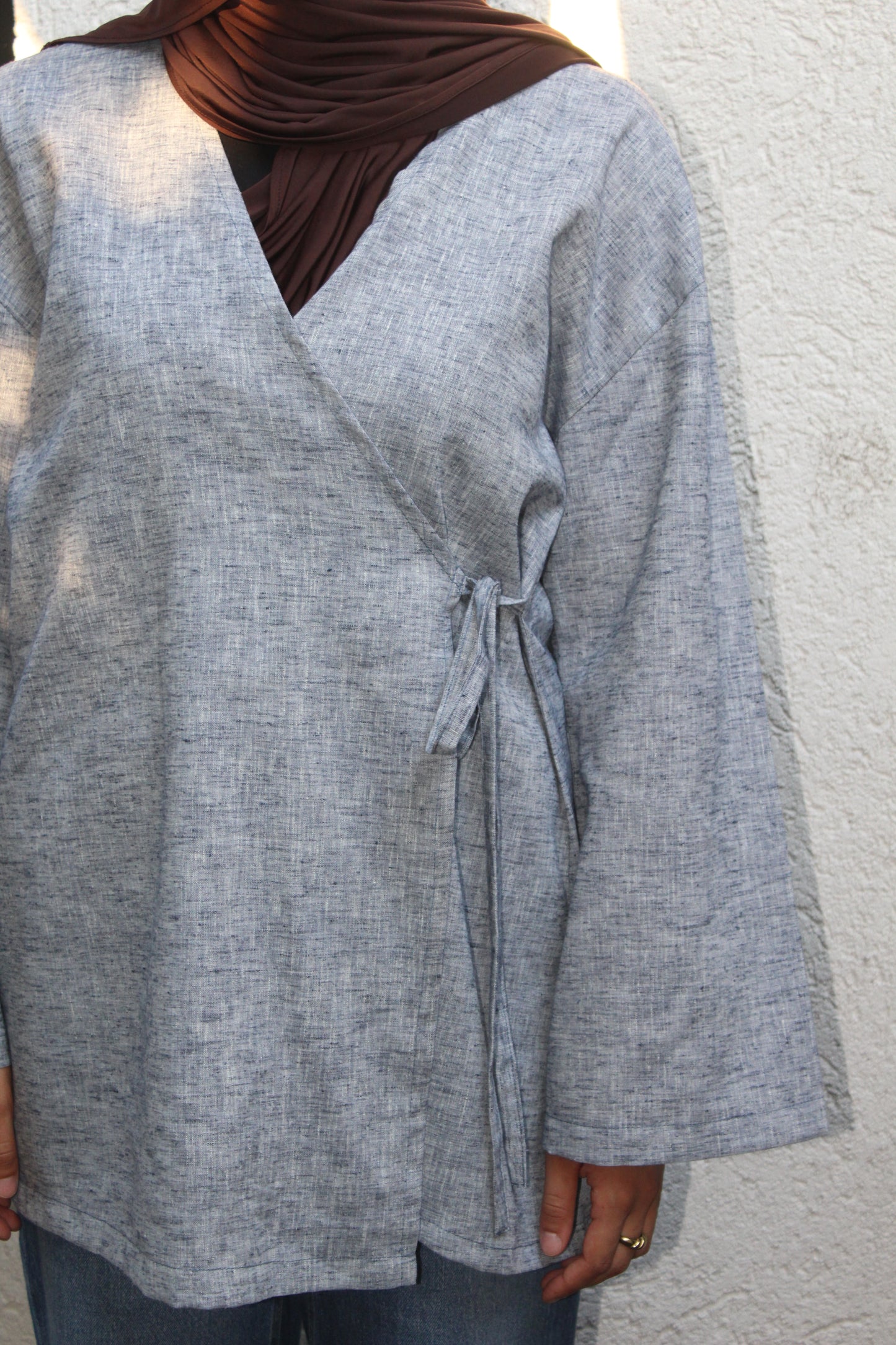 Wickelbluse Ocean