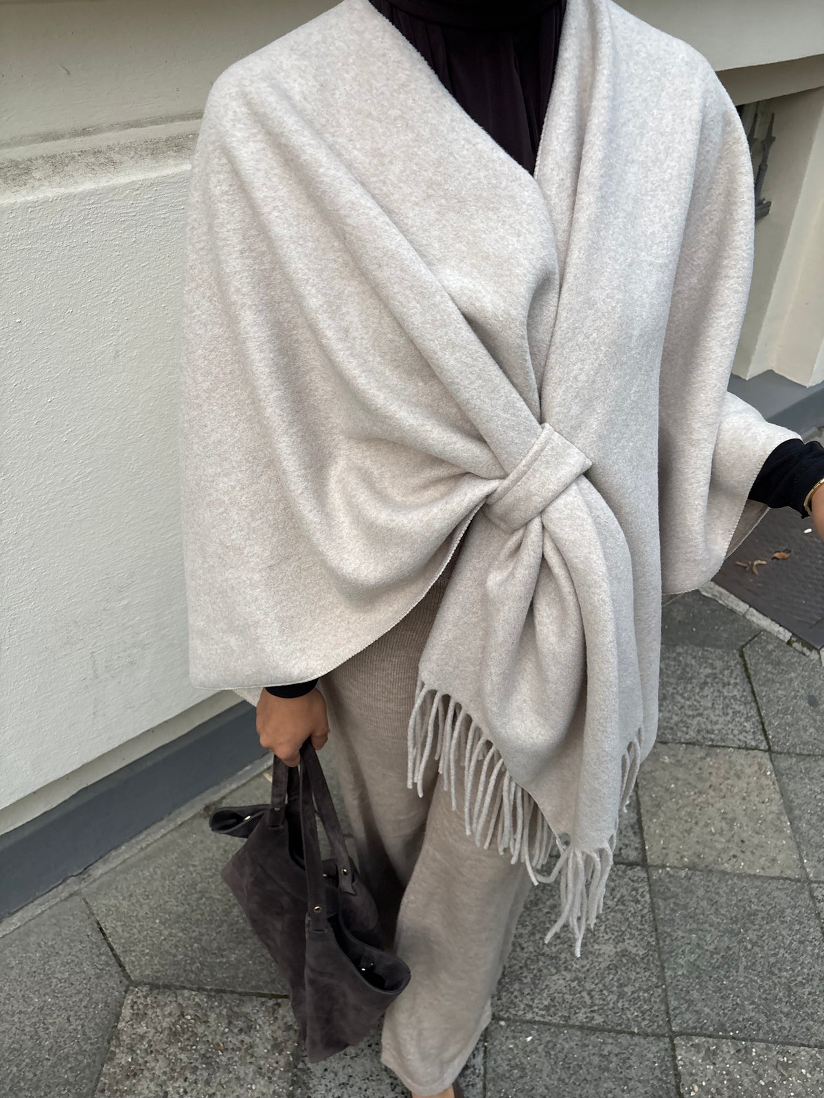 Poncho - beige