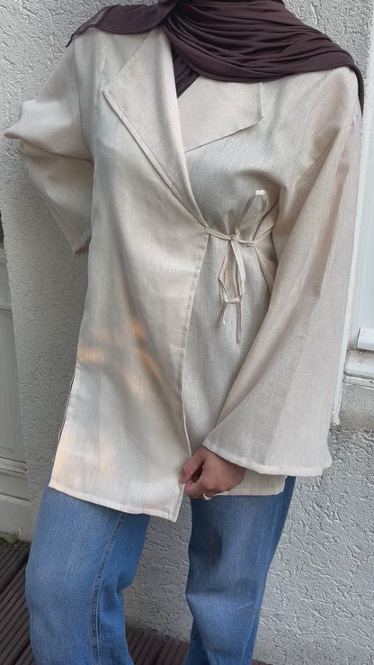 Wickelbluse Vanilla